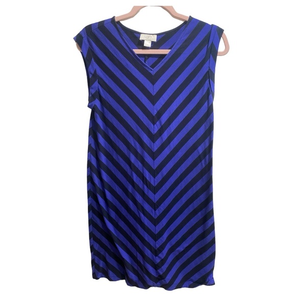 Ann Taylor‎ Loft Dress, size Small, Navy Blue/Blue - Picture 1 of 3